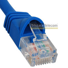 Patch Cord CAT 5e W/Molded Boot 1&#39; Blue