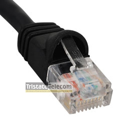 Patch Cord CAT 5e W/Molded
Boot 3&#39; Black