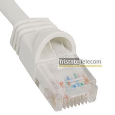 Patch Cord CAT 5e W/Molded Boot 3&#39; White