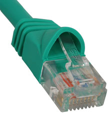 Patch Cord, CAT 5e, Molded
Boot 5&#39; Green