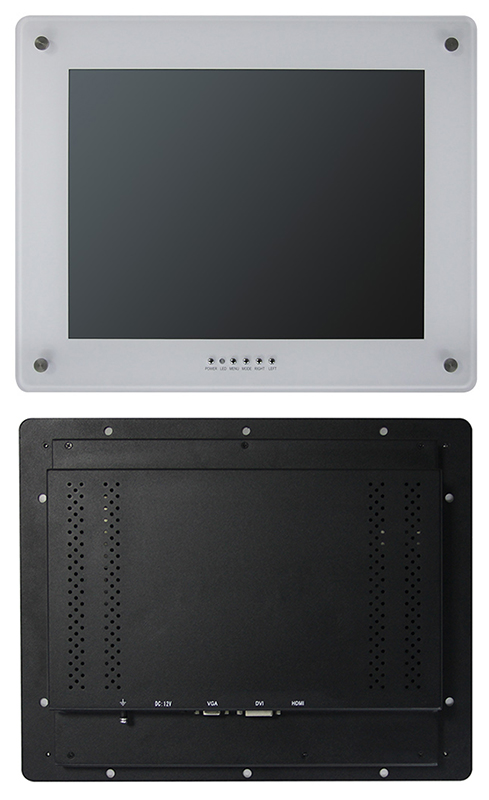 Monitor 10&quot; LED White HDMI,VGA,BNC Flush With Remote