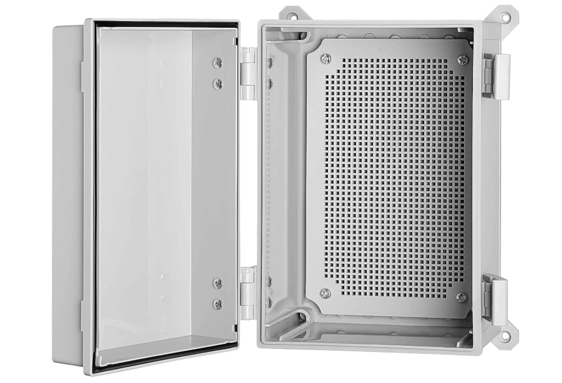 LIONBEAM - Plastic Enclosure 12&quot;Hx8&quot;Wx7&quot;D Outdoor Rated