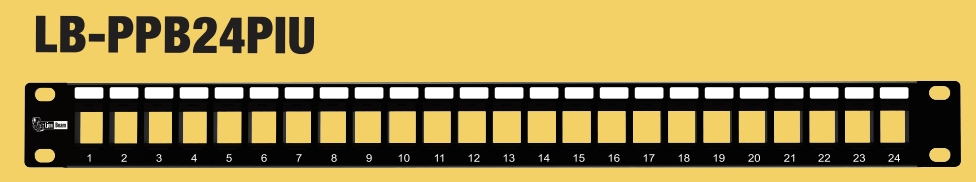 LIONBEAM | Patch Panel Blank
24 Port 1U