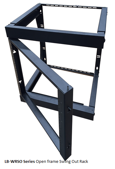 LIONBEAM | Open Frame 16U
Swing Out Wall Rack Adjsutable
Depth 18-30&quot;