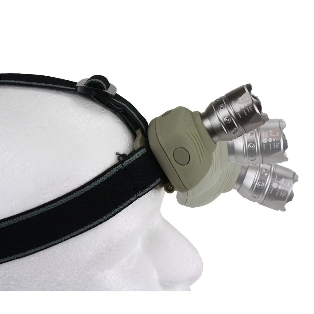 Prime Wire &amp; CAble | LED Head
Lamp w/Spot, Flood &amp; Strobe