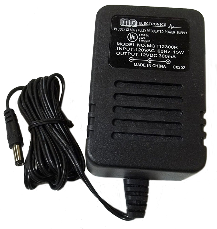 MG Electronics | Power Supply
12VDC 300ma Plug In