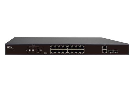 Switch 16 Ports 10/100 PoE  2 Uplink ports 250 Watt