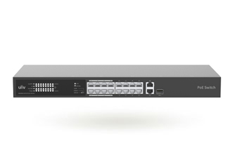 UNV | Switch 16 Ports 10/100 PoE 2 Uplink ports