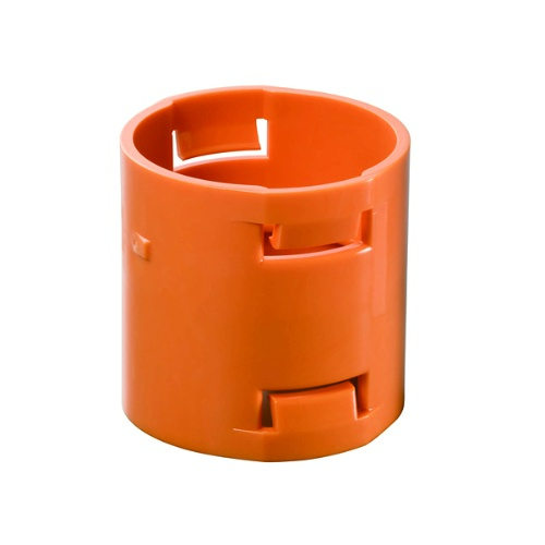 LIONBEAM - Coupler For Conduit  Corrugated 1" Orange