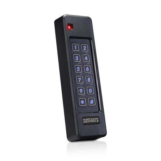 Hartmann Controls | Keypad
With Prox Mullion HID, AWID,
Hartmann Compatible