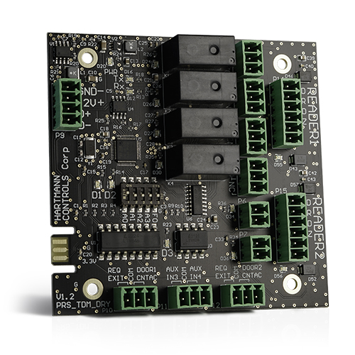 Hartmann Controls | 2 Door
Expansion Module for PRS-2DR
Master Hartmann Using
Mechanical Relay&#39;s