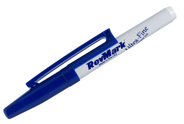 RM | Marker Permanent Fine Tip Blue (Silver)