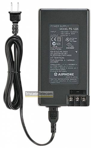 Aiphone | Power Supply 12VDC
2.5 Amp