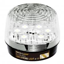 Seco Larm | Strobe Light, 6&lt;tilde&gt;12VDC, Clear