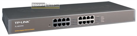 TP-LINK | Switch 16 Port Gigabit Rack-Mount