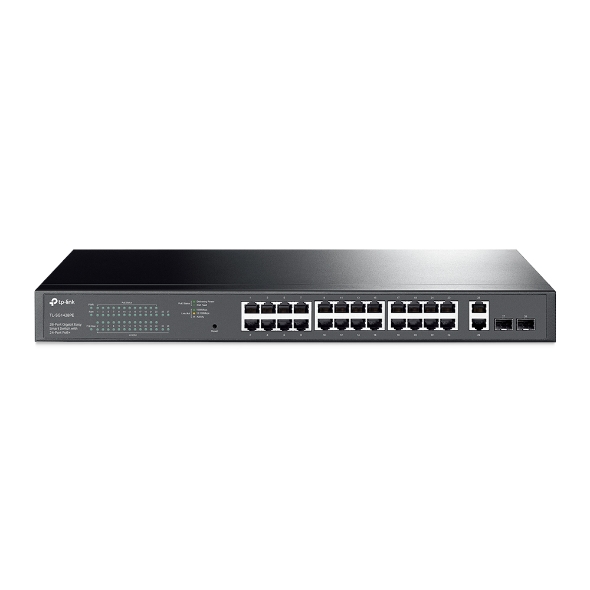 TP-LINK | Switch 28 Port
Gigabit 24 PoE+ 2 SFP 250W