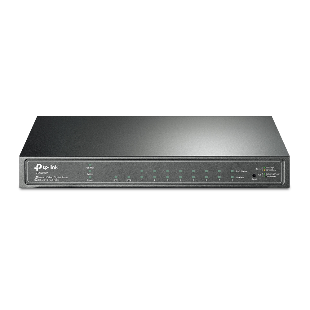 TP-LINK - JetStream 10-Port Gigabit Smart Switch with