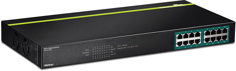 TRENDNET | Switch 16 Port Gigabit PoE+ 246 Watts