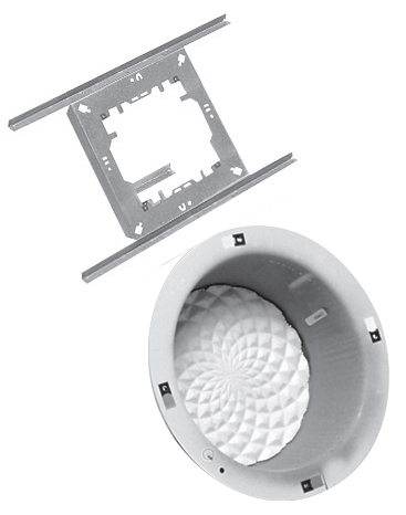 VALCOM | Ceiling Speaker Tile Bridge &amp; Backbox Combo For