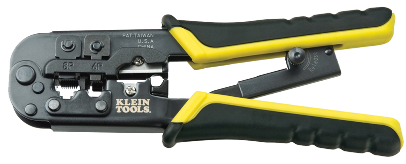 Klein Tools | Crimper W Ratcheting For Modular Plugs