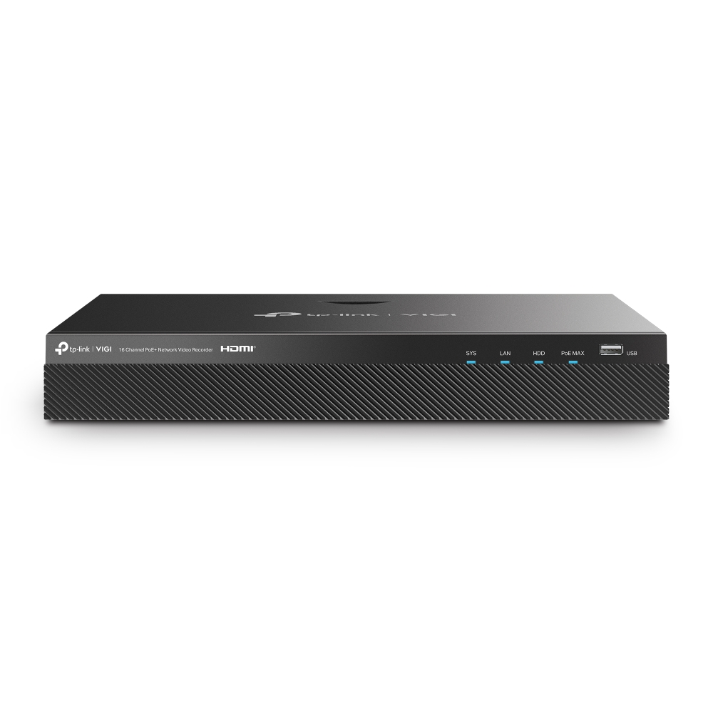 TP-LINK - VIGI 16 Channel NVR  PoE+ 2 SATA 16TB Max