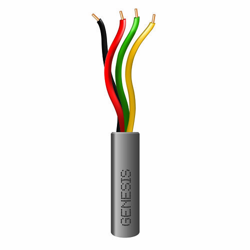 GENESIS CABLE | Cable 22/4 SOL 500&#39; Gray CP CMR