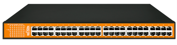 Wi-Tek | Switch 48 Ports PoE Gigabit 600w