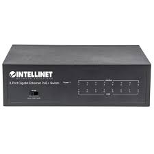 INTELLINET | 8-Port Gigabit Ethernet PoE+ Switch 60w