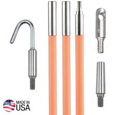 KLEIN TOOLS - 15FT LO-FLEX  GLOW FISH ROD SET
