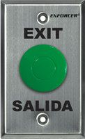 Seco Larm | Push to exit with  Pneumatic Timer - Green