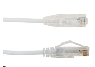 Vertical Cable | Patch Cord
CAT 6A Slim Boot 0.5&#39; White