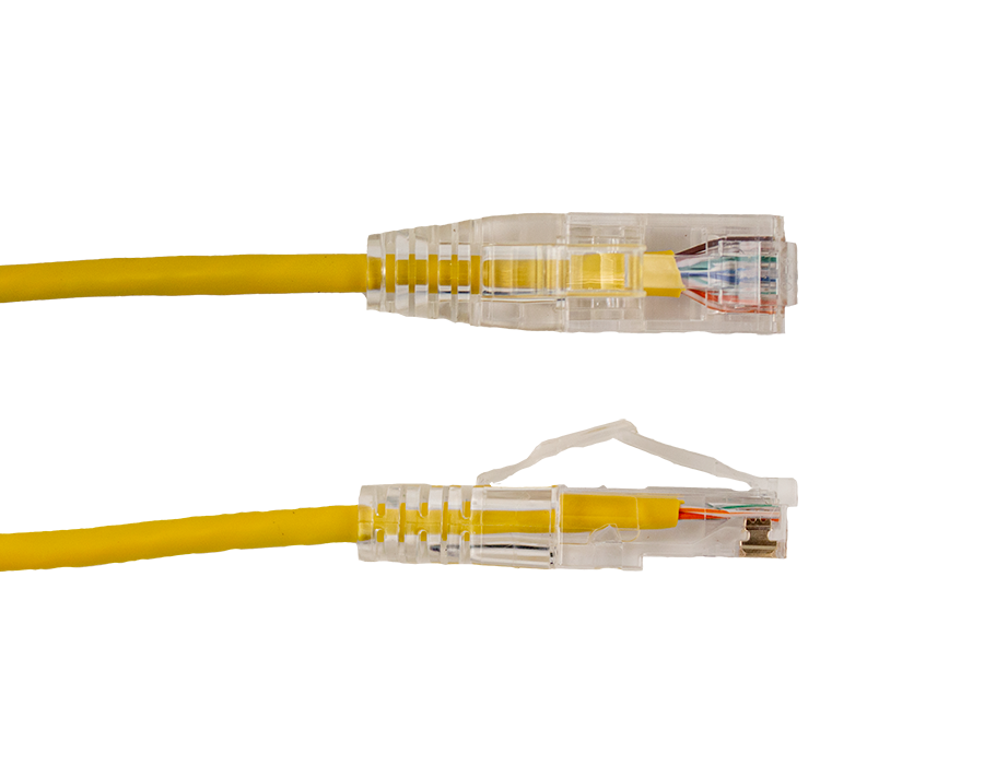 Vertical Cable | Patch Cord
CAT 6A Slim Boot 0.5&#39; yellow